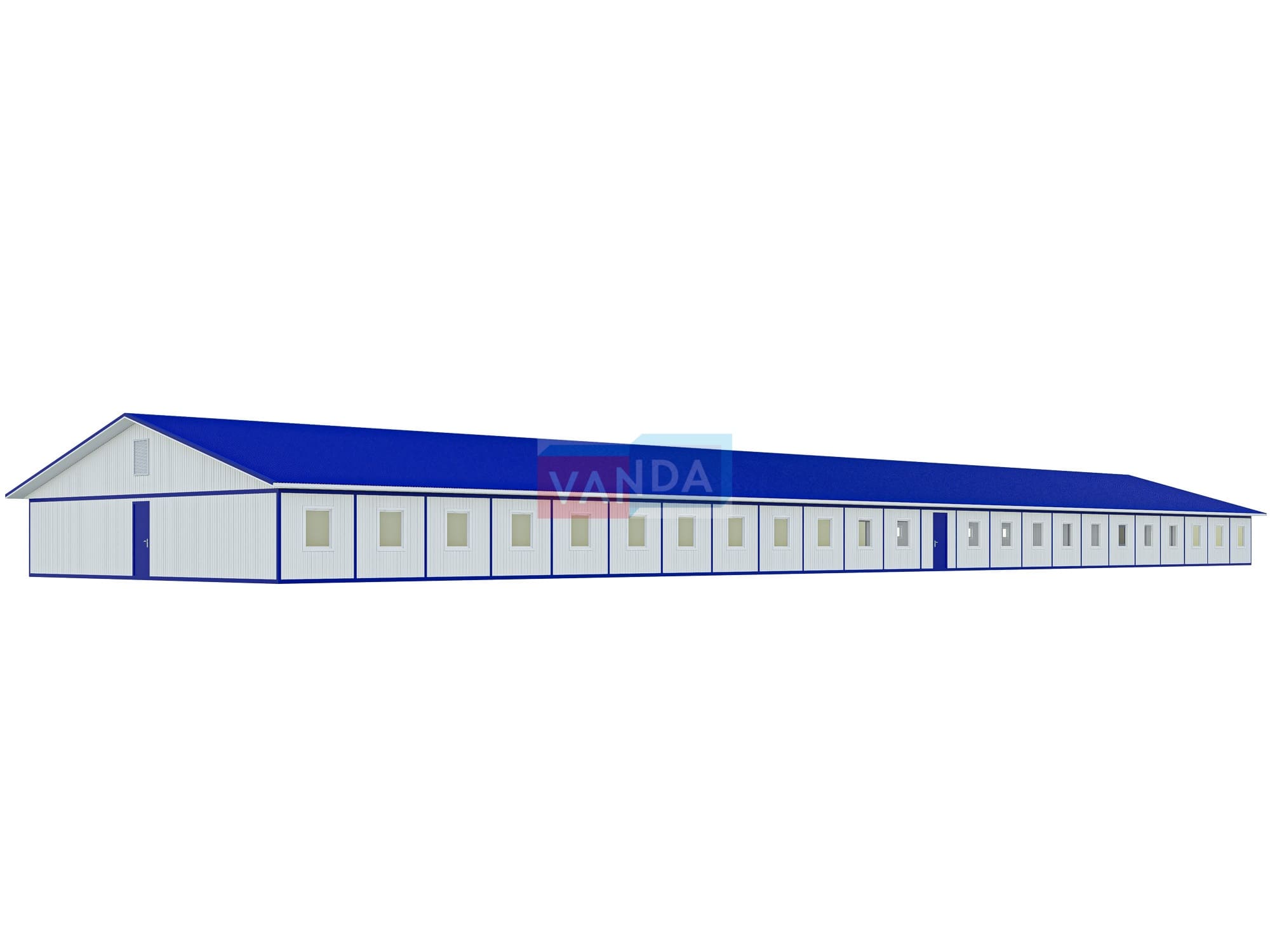 Проект вахтового посёлка 14.0х57,6