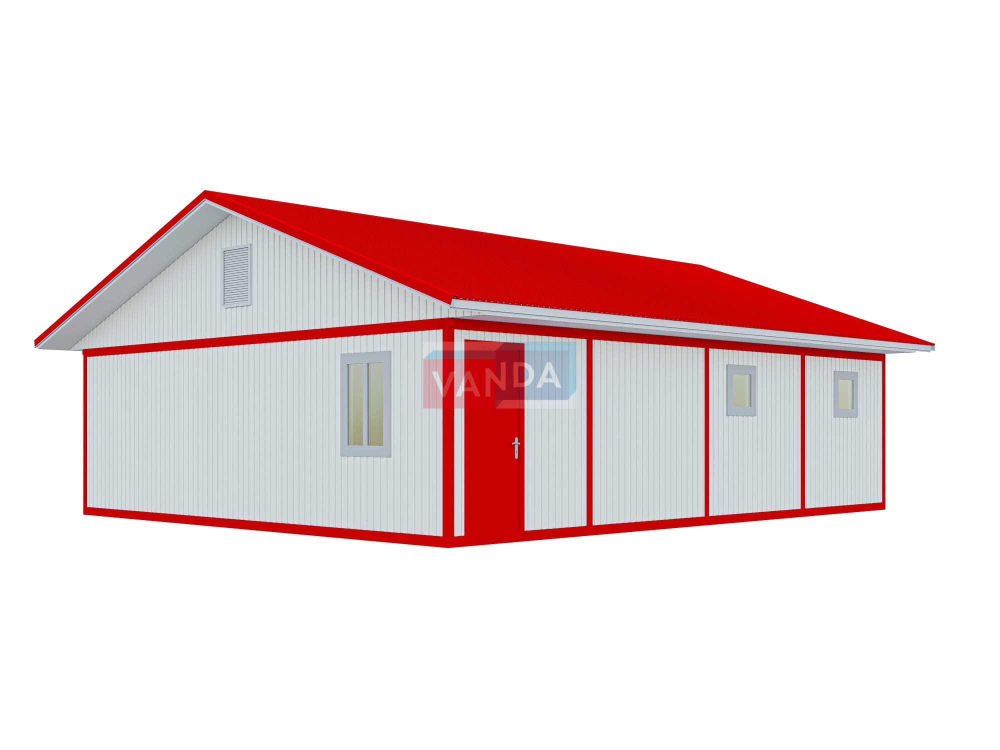 Проект банно-прачечного комплекса 8.0х9.6